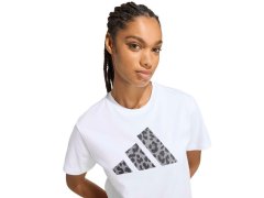 Dámské tričko adidas Animal Graphic, bílé, KT9719 3
