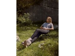 Dámské legíny z pruhovaného úpletu 4F 4FRAW26TTIGF357-20S 5