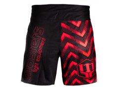 Šortky na MMA MASTERS PULSE SMMA-P, černé a červené 5