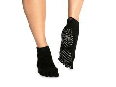 Protiskluzové ponožky, černé, velikost M/L, 52204 1