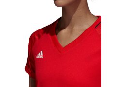 Adidas TIRO 17 Training JSY – dámské tričko, červené, BP8560 3