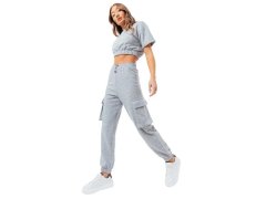 Justhype Sweat Crop Tričko-Cargo Joggers W LABON004 2