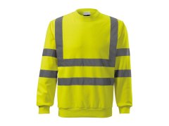 Unisex mikina HV Essential (fluorescenční žlutá) 2