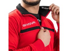 Givova Tuta tepláková souprava Givova One M TT012 1210 červená/černá 4