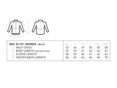B&C ID.701 /women Dámská 2-vrstvá softshellová bunda 01.0063 atoll 2
