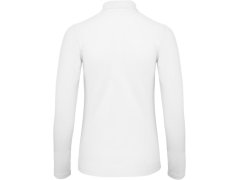 B&C ID.001 LSL /women Dámské piqué polo s dlouhým rukávem 01.0I13 white 1