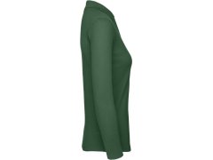 B&C ID.001 LSL /women Dámské piqué polo s dlouhým rukávem 01.0I13 bottle green 5
