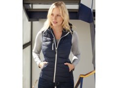 Daiber JN 1327 Dámská strečová fleecová vesta 02.1327 navy/navy 2