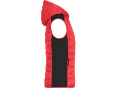 Daiber JN 1327 Dámská strečová fleecová vesta 02.1327 red/black 2