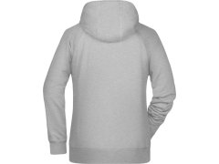 Daiber 8023 Dámská raglánová mikina s kapucí 02.8023 grey heather 6