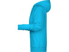 Daiber 8023 Dámská raglánová mikina s kapucí 02.8023 turquoise 4