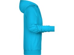 Daiber 8023 Dámská raglánová mikina s kapucí 02.8023 turquoise 8