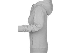 Daiber 8025 Dámská mikina s kapucí 02.8025 grey heather 8