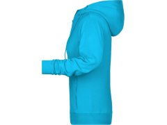 Daiber 8025 Dámská mikina s kapucí 02.8025 turquoise 7