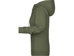 Daiber 8025 Dámská mikina s kapucí 02.8025 olive 1
