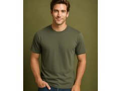 Next Level Apparel N 6010 Unisex Triblend tričko 08.6010 military green 2