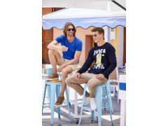 Fruit of the Loom Iconic 150 V-Neck T Tričko s&nbsp;výstřihem do V 16.1442 royal blue 3