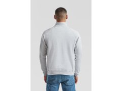 Fruit of the Loom Classic Zip-Neck Sweat Mikina s 1/4 zipem 16.2114 heather grey 7