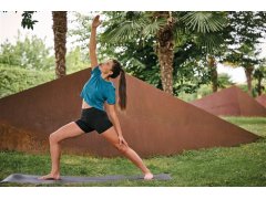 Kariban ProAct PA 4022 Dámský crop top 20.4022 duck blue heather 7