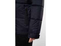 Kariban K 6163 Prošívaná bunda s kapucí 20.6163 navy/black 2