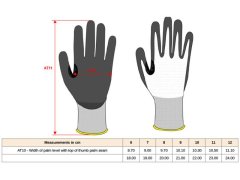 WK WKP 709 Pracovní rukavice odolné proti proříznutí 20.709W black 3