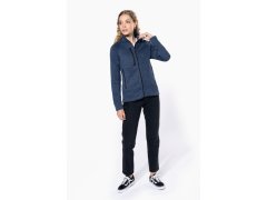 Kariban K 9107 Dámská melanžová pletená fleecová bunda 20.9107 dark grey melange 1