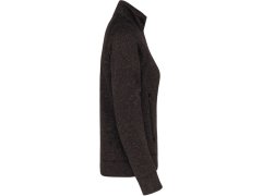 Kariban K 9107 Dámská melanžová pletená fleecová bunda 20.9107 dark grey melange 7