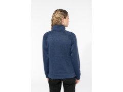 Kariban K 9107 Dámská melanžová pletená fleecová bunda 20.9107 dark khaki melange 2