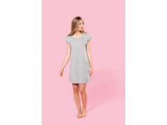 Kariban K 388 Tričkové šaty 20.K388 light grey heather 2