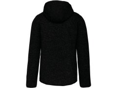 Kariban ProAct PA 366 Dámská pletená fleecová bunda s&nbsp;kapucí 20.P366 dark grey melange 3