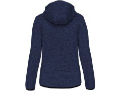 Kariban ProAct PA 366 Dámská pletená fleecová bunda s&nbsp;kapucí 20.P366 navy melange 4