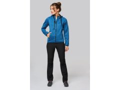 Kariban ProAct PA 366 Dámská pletená fleecová bunda s&nbsp;kapucí 20.P366 light royal blue melange 6