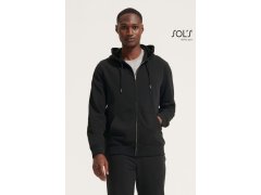SOL´S Calipso Unisex mikina s kapucí z těžké bavlny 25.4237 grey melange 7