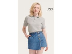 SOL´S Pegase Unisex piqué polo z těžké bavlny 25.4242 white 5
