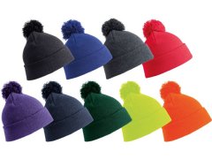 Result Headwear RC 028X Pletená čepice s&nbsp;bambulí 28.028X purple 1