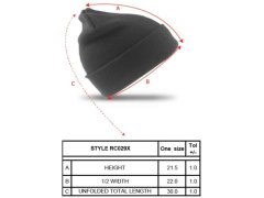 Result Headwear RC 029X Pletená čepice 28.029X black 6