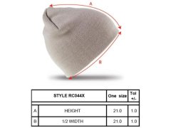 Result Headwear RC 044X Pletená čepice 28.044X black 1
