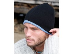 Result Headwear RC 046X Oboustranná pletená čepice 28.046X grey/black 1