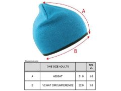 Result Headwear RC 046X Oboustranná pletená čepice 28.046X stone/olive 7