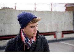 Result Headwear RC 074X Pletená žebrovaná čepice 28.074X navy 1