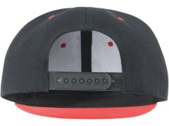 Result Headwear RC 082X 6 panelová kšiltovka s plochým kšiltem 28.082X black/red 1
