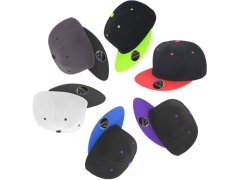 Result Headwear RC 082X 6 panelová kšiltovka s plochým kšiltem 28.082X white/black 6