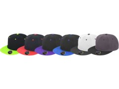 Result Headwear RC 082X 6 panelová kšiltovka s plochým kšiltem 28.082X heather grey/black 4