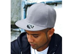 Result Headwear RC 083X 6 panelová kšiltovka s plochým kšiltem 28.083X heather grey 5