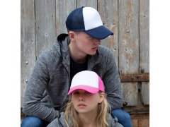 Result Headwear RC 089X 5 panelová síťovaná kšiltovka "Detroit" 28.089X black/white 1