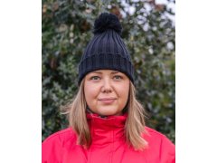 Result Headwear R 369X Pletená čepice s bambulí 28.369X black 3