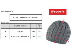 Result Headwear R 370X Pletená čepice 28.370X orange 1