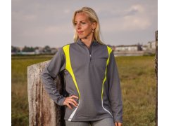 Spiro S 177F Dámské týmové piqué polo 29.177F grey/lime 8