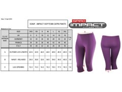 Spiro S 284F Dámské capri legíny 29.284F black 5