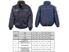 Result R 071X Pracovní bunda s odepínacími rukávy 30.071X red/navy 7